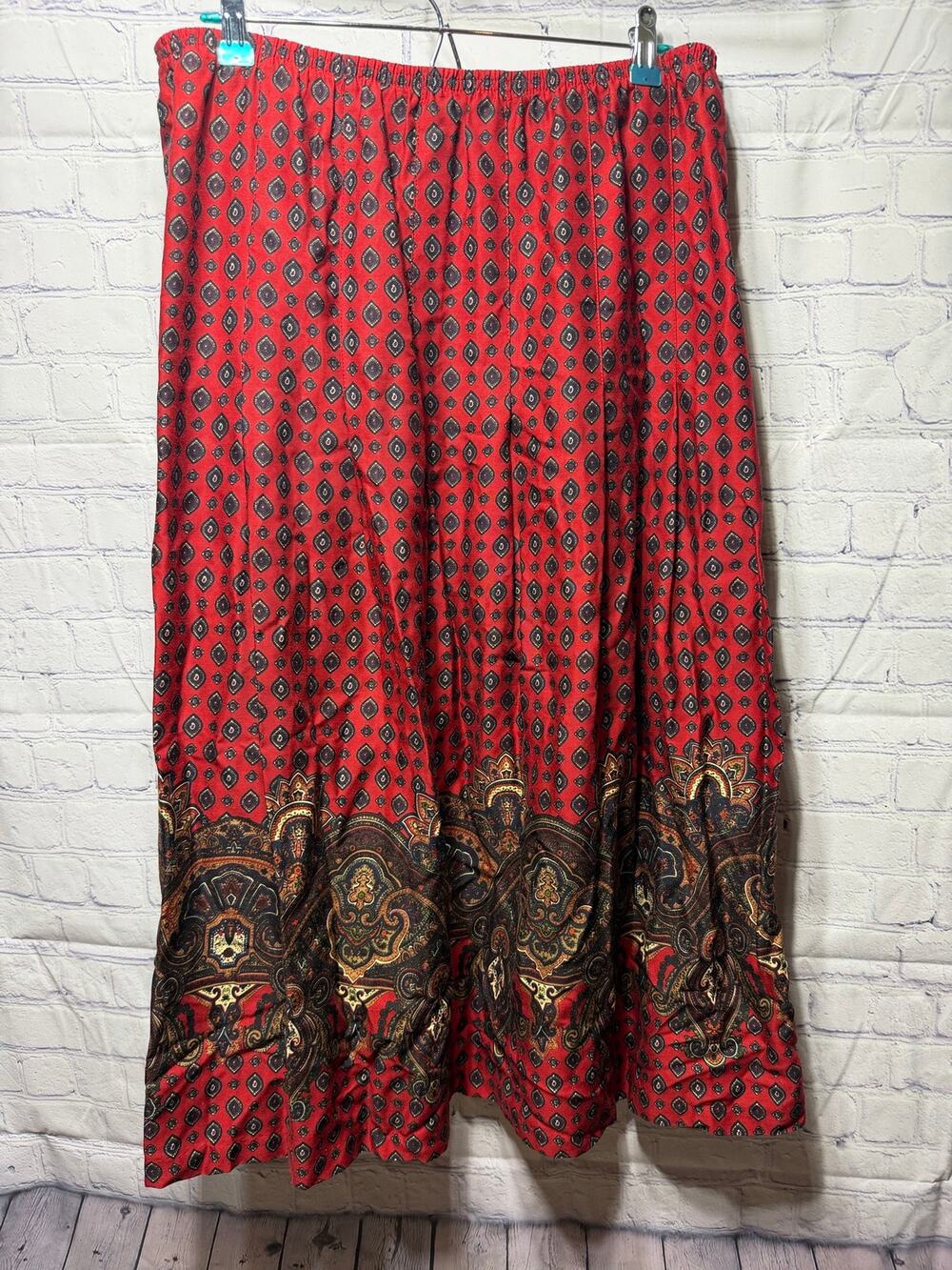 Koret Maxi Skirt Dark Color Way Size L Whimsigoth Boho